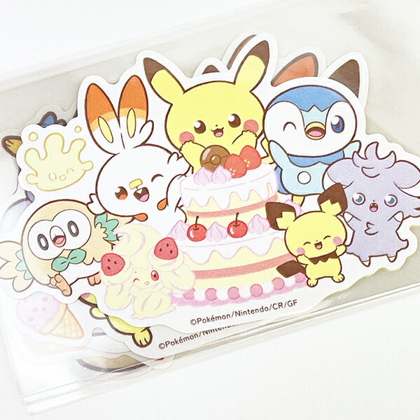 ポケットモンスター ポケモン ステッカー5枚セットA ポケピース シール デコ アレンジ 文具