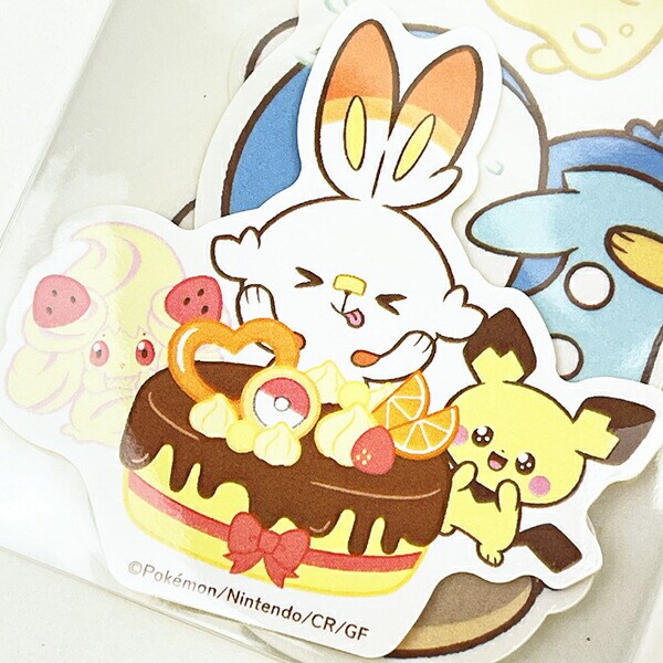 ポケットモンスター ポケモン ステッカー5枚セットB ポケピース シール デコ アレンジ 文具