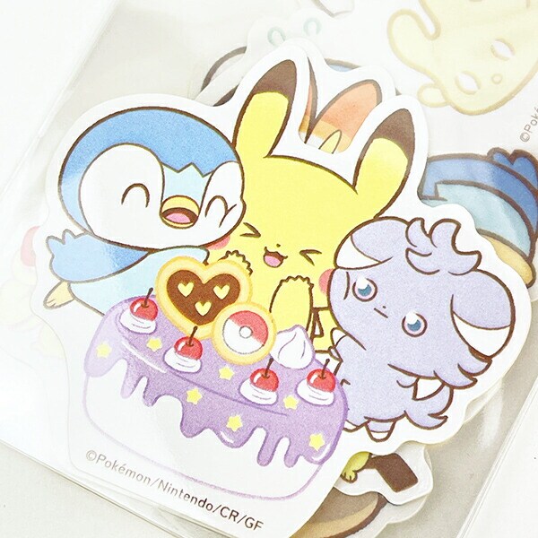 ポケットモンスター ポケモン ステッカー5枚セットB ポケピース シール デコ アレンジ 文具