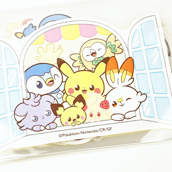 ポケットモンスター ポケモン ステッカー5枚セットB ポケピース シール デコ アレンジ 文具