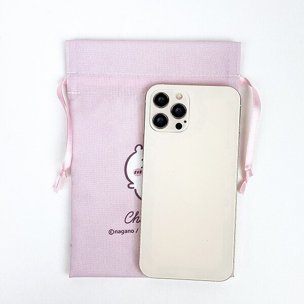 ちいかわ 巾着 ピンク 小物入れ キャンディ 日本製