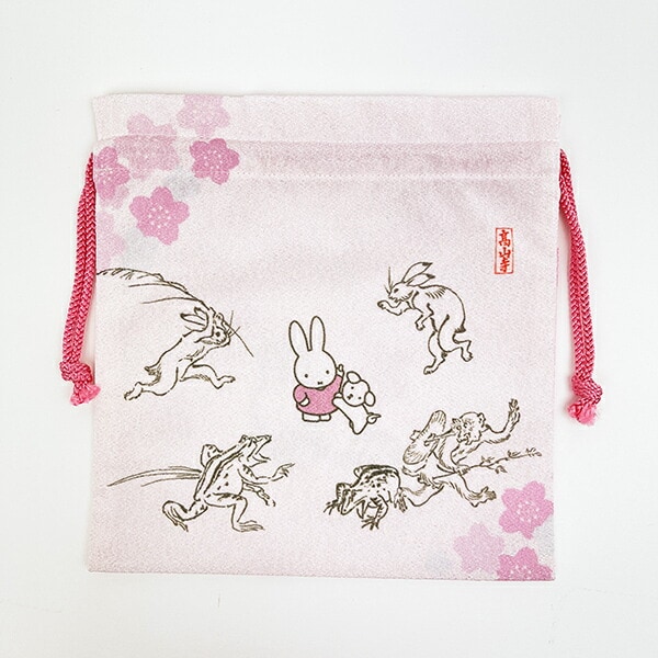 ミッフィー miffy ×鳥獣戯画 巾着 MA  日本製