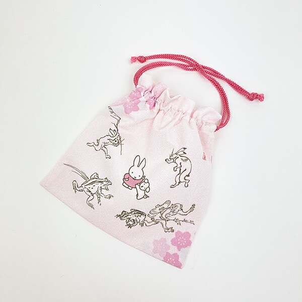 ミッフィー miffy ×鳥獣戯画 巾着 MA  日本製