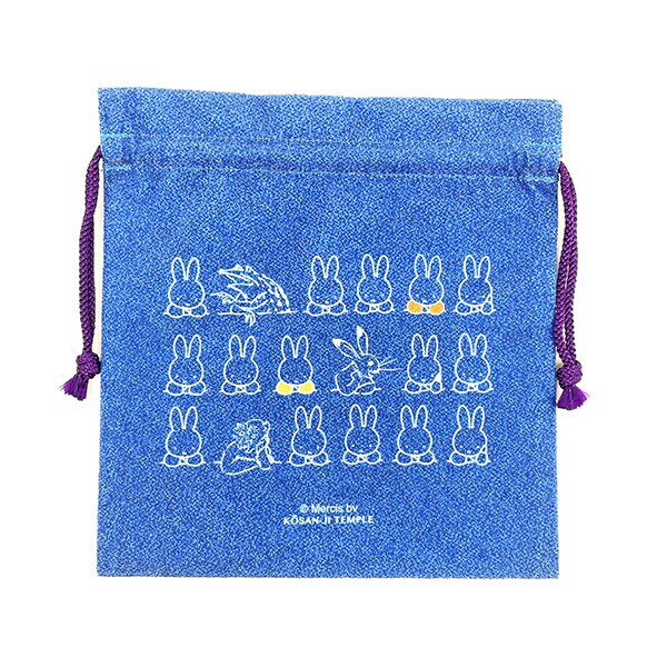 ミッフィー miffy ×鳥獣戯画 巾着 MC  日本製