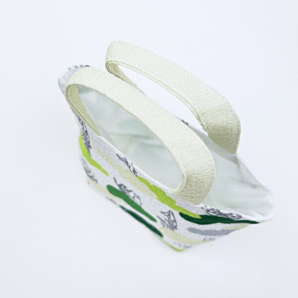 ミッフィー miffy 鳥獣戯画 ミニトートバッグ (グリーン) 日本製