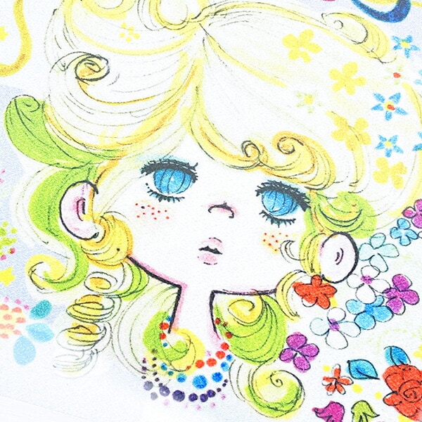 水森亜土 額装 フェイス インテリア