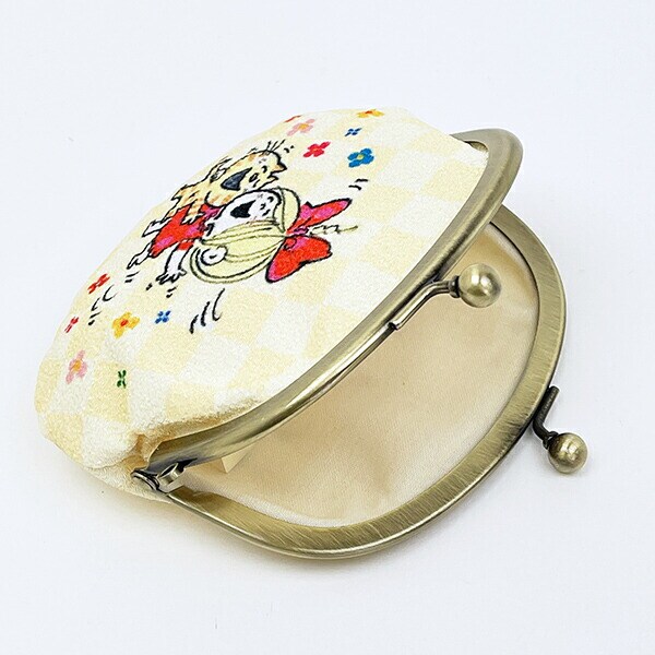 水森亜土 がま口財布 みーたんと女の子 日本製