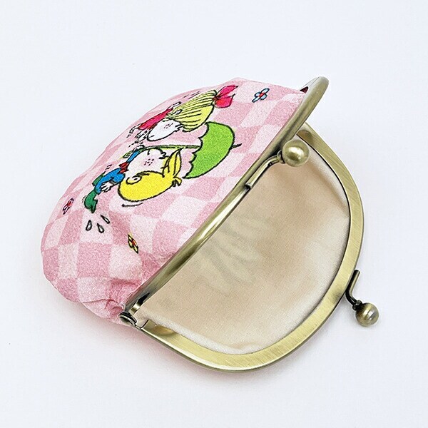 水森亜土 がま口財布 あいあい傘 日本製