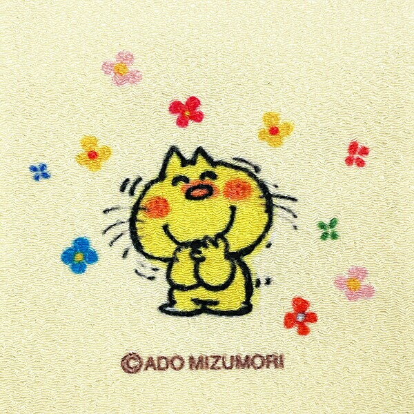 水森亜土 ばね口ポーチ みーたんと女の子 日本製