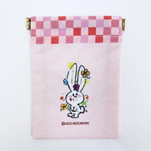 水森亜土 ばね口ポーチ あいあい傘 日本製