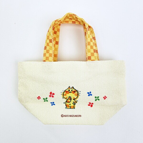 水森亜土 ミニトートバッグ 花束 日本製