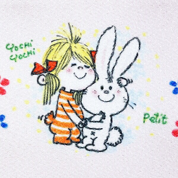 水森亜土 ミニトートバッグ うさぎ 日本製