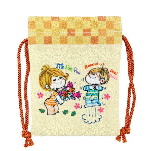 水森亜土 豆巾着 花束 日本製