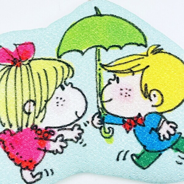 水森亜土 キーホルダー あいあい傘 日本製