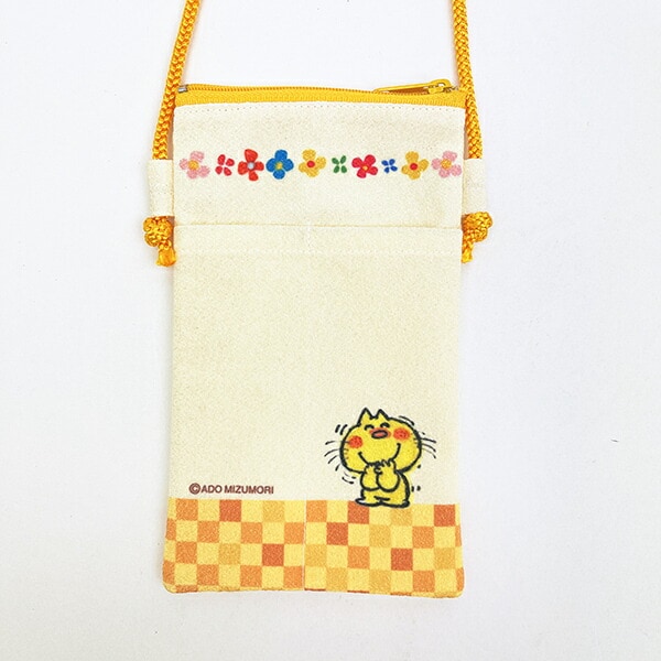 水森亜土 スマホショルダー ミータン