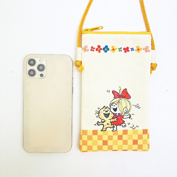 水森亜土 スマホショルダー ミータン