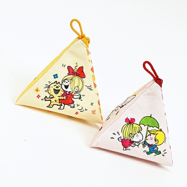 水森亜土 三角ポーチ うさぎ