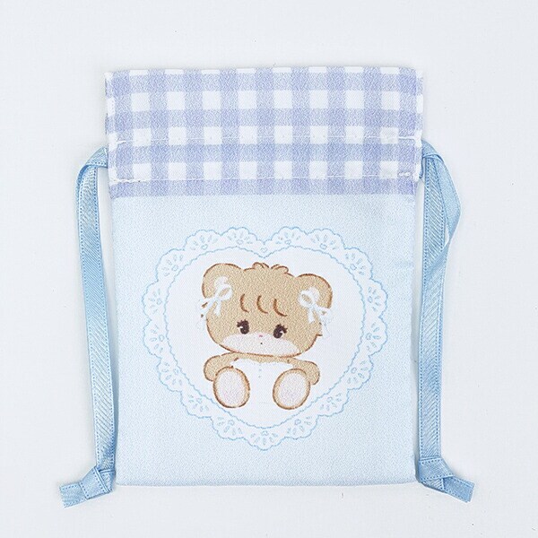 mikko illustrations ミッコ ラテ まめ巾着 日本製