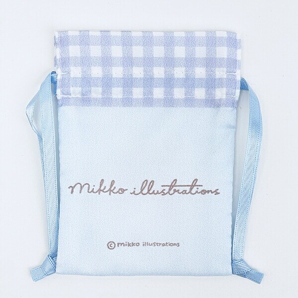 mikko illustrations ミッコ ラテ まめ巾着 日本製