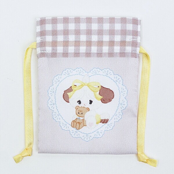 mikko illustrations ミッコ スフレ まめ巾着 日本製