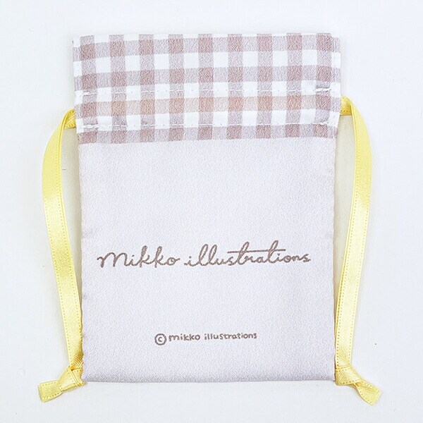mikko illustrations ミッコ スフレ まめ巾着 日本製