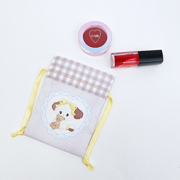 mikko illustrations ミッコ スフレ まめ巾着 日本製