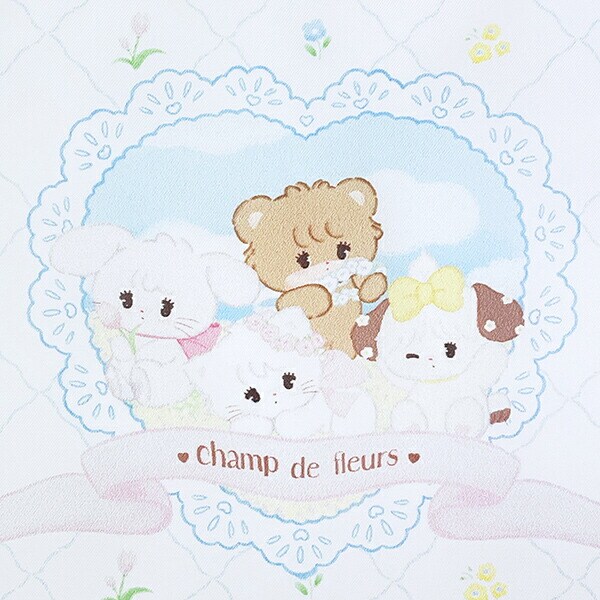 mikko illustrations ミッコ 巾着(M) ホワイト 日本製