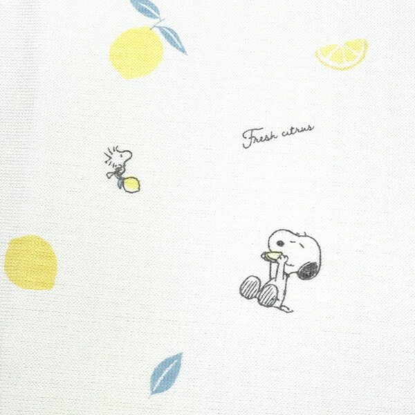 スヌーピー レモン 水切りマット キッチン FRUITS SERIES SNOOPY