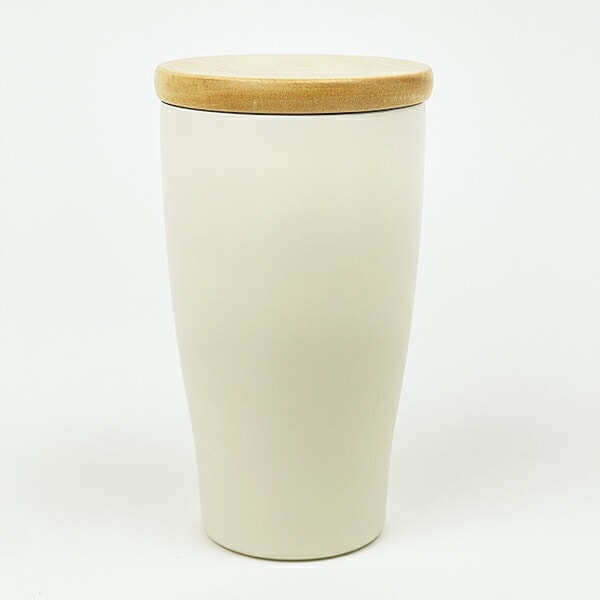 サンリオ ハローキティ 50th カオハナ 木蓋つきステンレスタンブラー ホワイト Sanrio