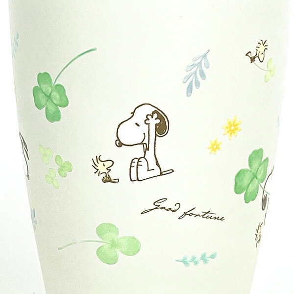 スヌーピー クローバー 木蓋付タンブラー コップ FRUITS SERIES SNOOPY