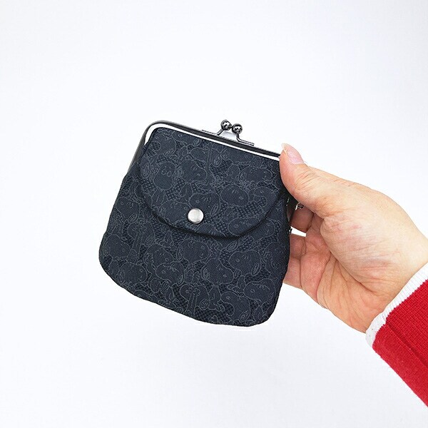 スヌーピー ALL STYLE 口金財布 西陣織シリーズ 日本製 SNOOPY