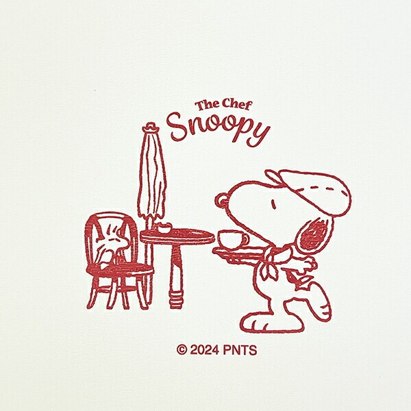 スヌーピー シェフシリーズ 抗菌ラウンドプレート(L) レッド 食器 SNOOPY