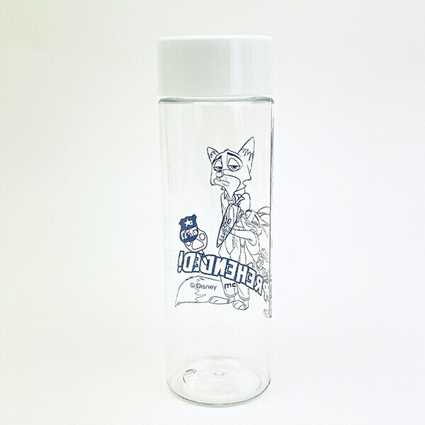 ディズニー ズートピア ニック＆ジュディ クリアボトル 水筒 ランチ 日本製 Disney