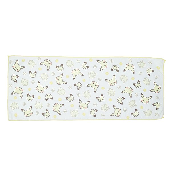 ポケットモンスター ポケピース ファストドライフェイスタオル イエロー ポケモン