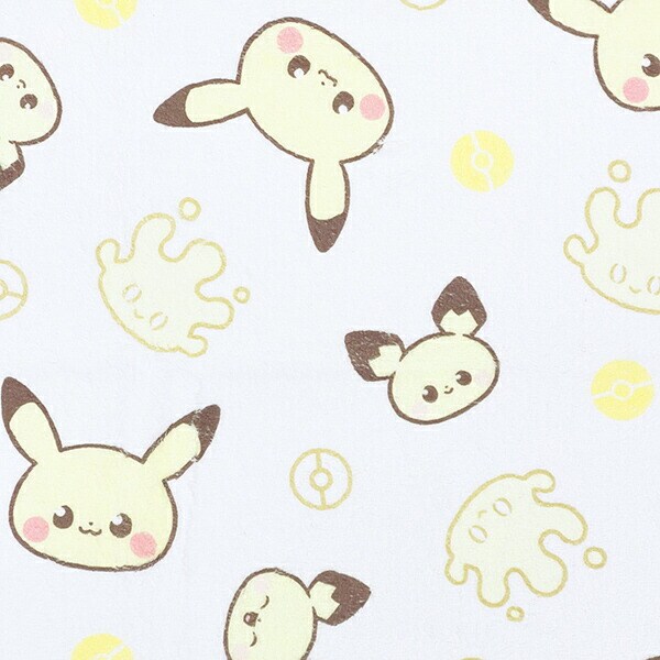 ポケットモンスター ポケピース ファストドライフェイスタオル イエロー ポケモン