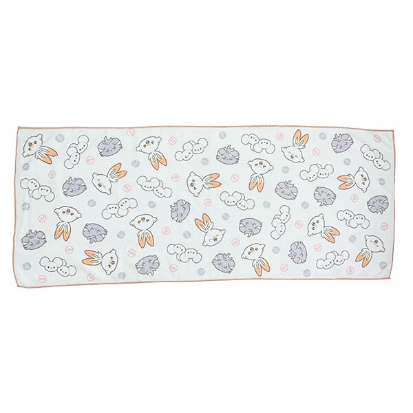 ポケットモンスター ポケピース ファストドライフェイスタオル ピンク ポケモン