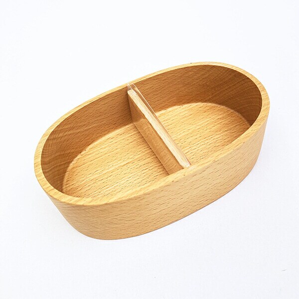 スヌーピー 木製くりぬき ランチボックス (オスワリ) SNOOPY