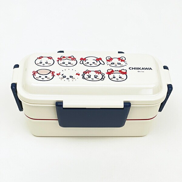 ちいかわ 4点ロック2段ランチボックス リボン 日本製