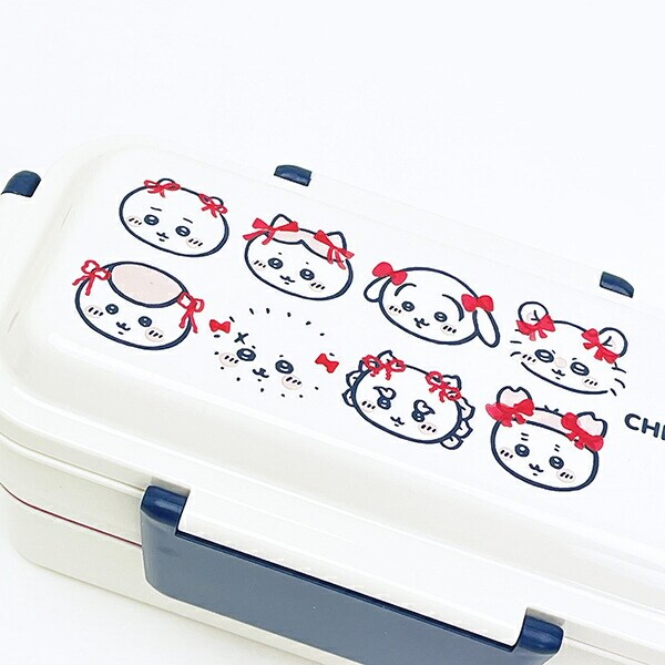 ちいかわ 4点ロック2段ランチボックス リボン 日本製