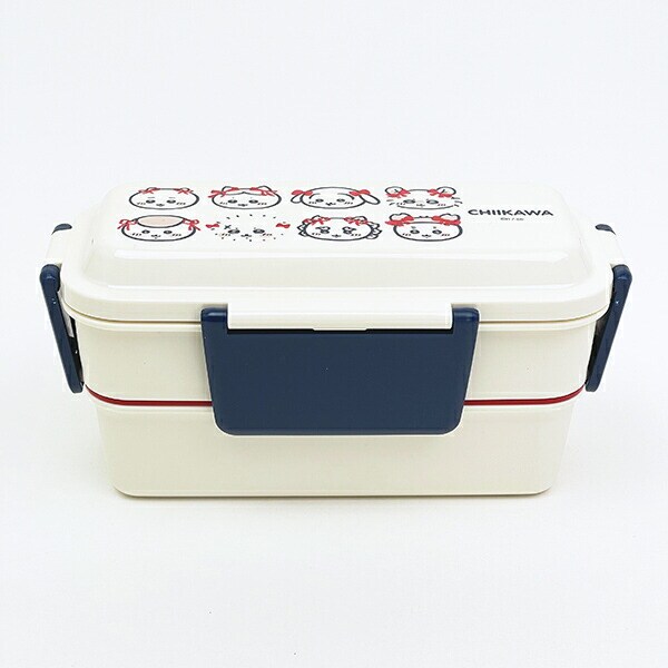 ちいかわ 4点ロック2段ランチボックス リボン 日本製