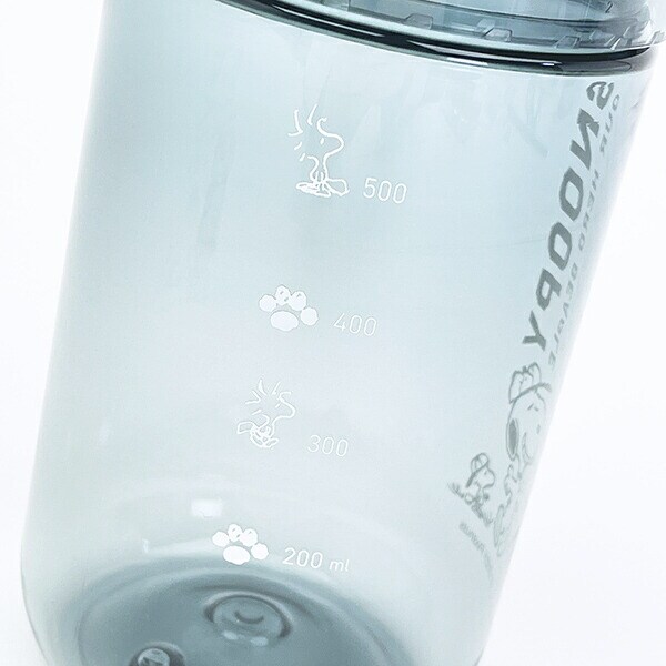 スヌーピー クリアウォーターボトル (グレー) ランチ 日本製 水筒 SNOOPY