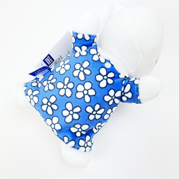 ミッフィー miffy ブルーナ フラワードレス すやすやフレンド ぬいぐるみ(M)