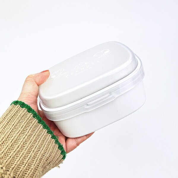 スヌーピー ワンタッチ2段ランチボックス (テーブル) 日本製 SNOOPY