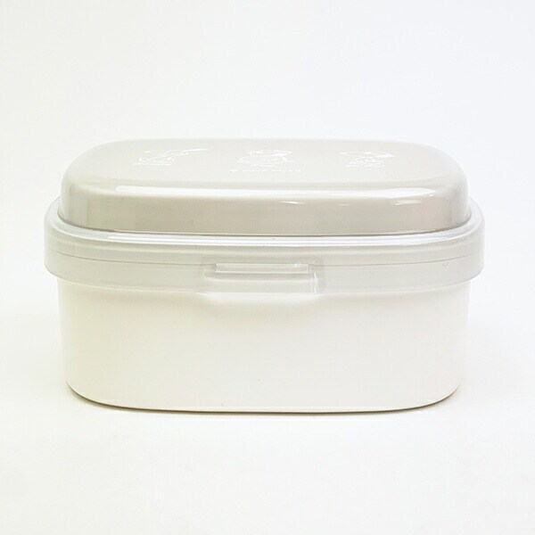 スヌーピー ワンタッチ2段ランチボックス (サイドウェイピーナッツ) 日本製 SNOOPY