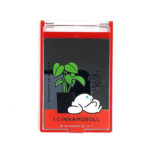 サンリオ アイシナモロール コンパクトミラー (レッド)