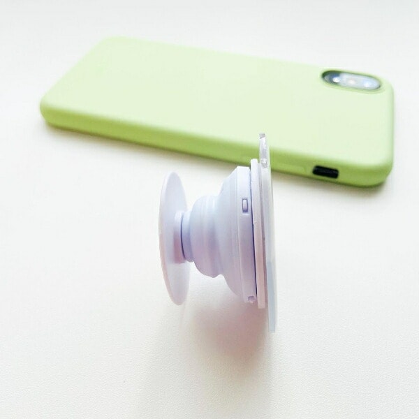 スタジオハヌル パム スマホグリップ ブラウン ブルー StudioHaneul おやすみ TOKTOK