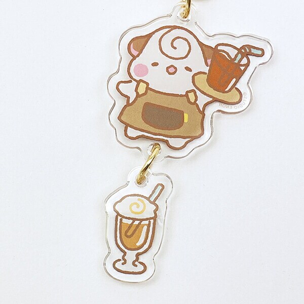 MUFFIN CORAER マフィンコーナー 2連アクリルキーホルダー COCOROLL