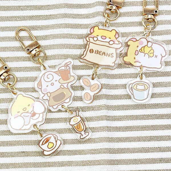 MUFFIN CORAER マフィンコーナー 2連アクリルキーホルダー COCOROLL