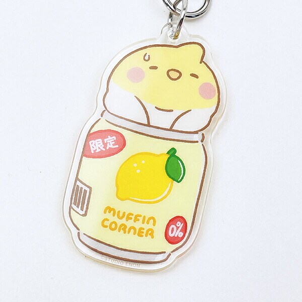 MUFFIN CORAER マフィンコーナー アクリルキーホルダー 缶 DEVYEGG コンビニシリーズ