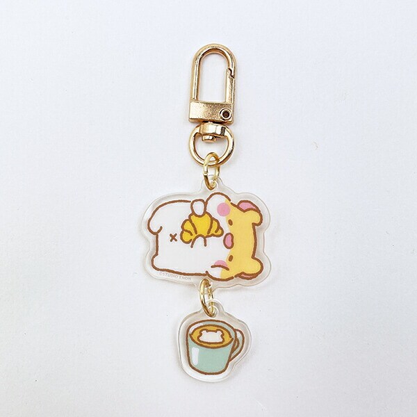 MUFFIN CORAER マフィンコーナー 2連アクリルキーホルダー クロワッサン MUFFINMARU